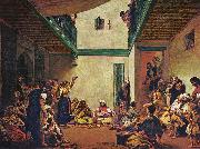 Eugene Delacroix Judische Hochzeit in Marokko Sweden oil painting artist